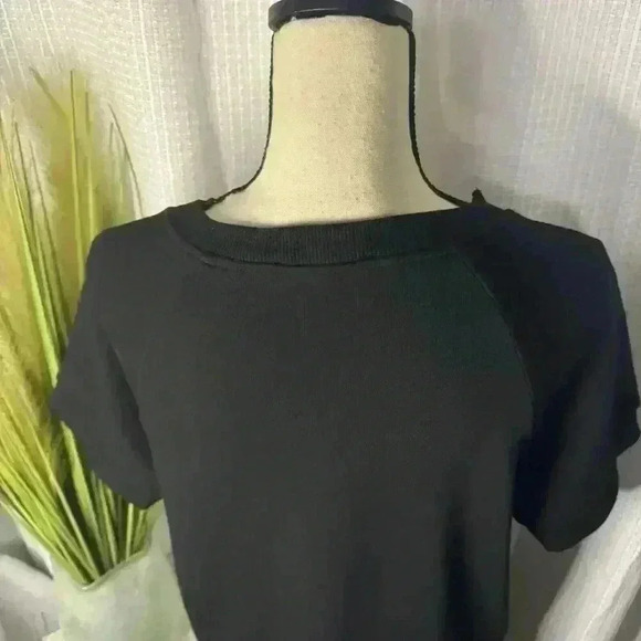 BCBG Maxazria Short Sleeve Sweater Dress Zipper Accent Medium - Picture 5 of 11